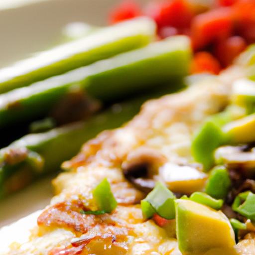 Golden Tofu Omelette: A Vibrant Veggie-Filled Delight