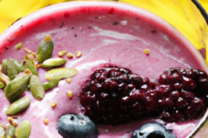 Energize Your Day: Mixed Berry Pea Protein Smoothie Boost