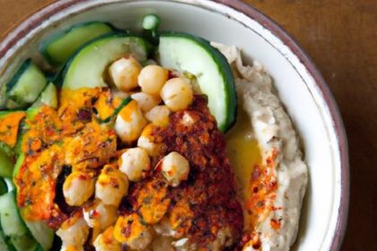 Mediterranean Quinoa Bowl with Hummus: A Flavorful Feast
