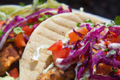 Zesty Blackened Tilapia Tacos with Crisp Cabbage Slaw