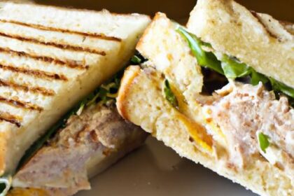 Savor the Perfect Grilled Tuna Sandwich with Cheddar Melt