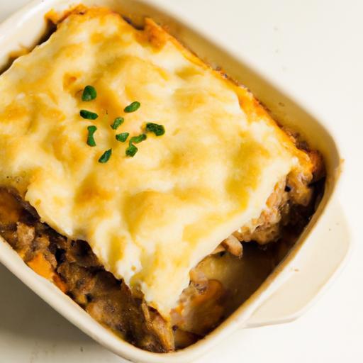 Hearty Sweet Potato Shepherd’s Pie with Savory Ground Beef
