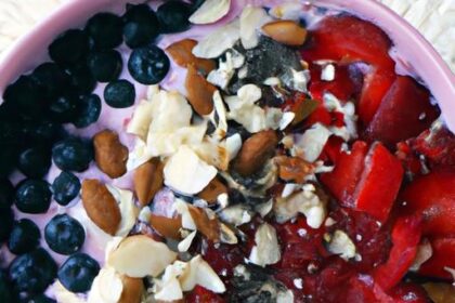 Berry Bliss: Nutty Almond Butter Smoothie Bowl Delight