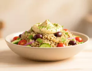Quinoa Bowl with Hummus