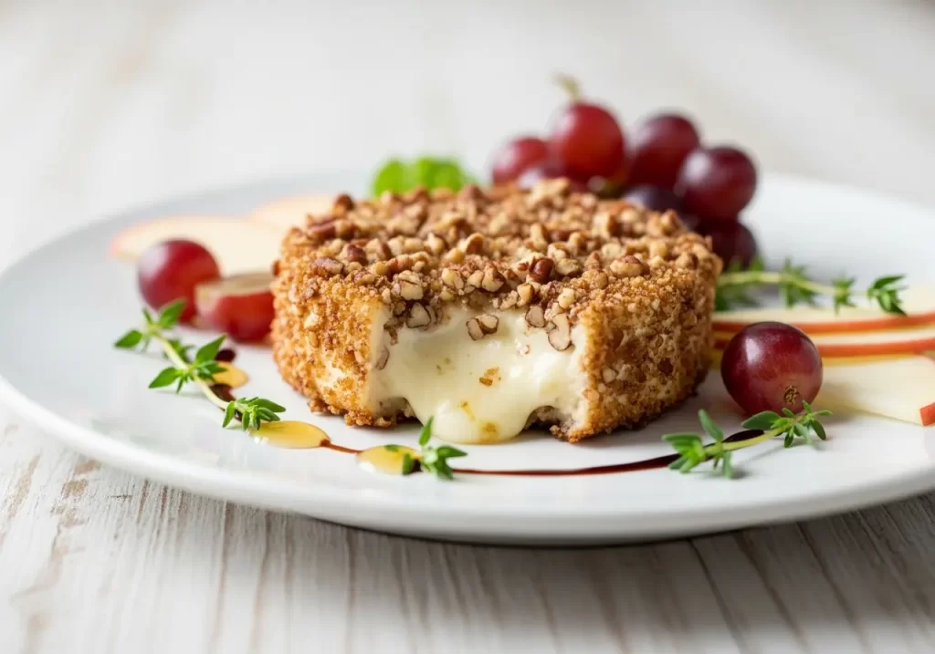 Goat Cheese Log Wrapped in Toasted Pecans