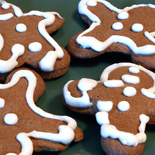 Perfectly Chewy Gingerbread ⁢Cookies Topped with Royal ⁤Icing