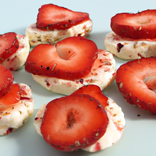 Sweet harmony: Strawberry and Cream Cheese Bites ‍Delight