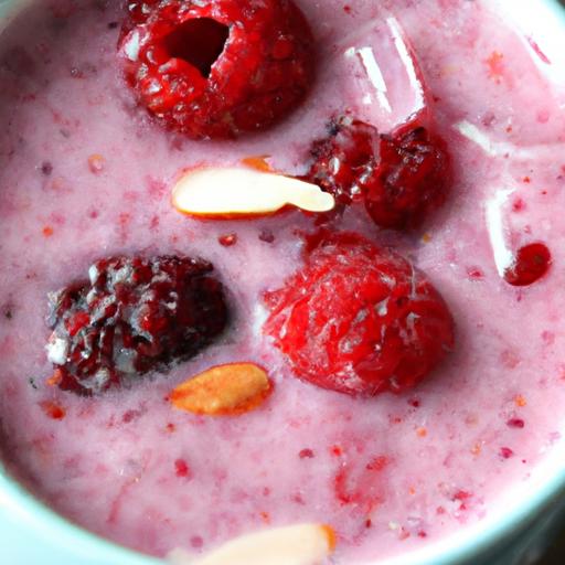 Berry ⁣Bliss: Wholesome Smoothies with Unsweetened ​Almond ​milk