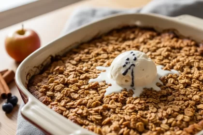 Crisp & Cozy: Mastering the Ultimate Oat-Topped Apple Crisp