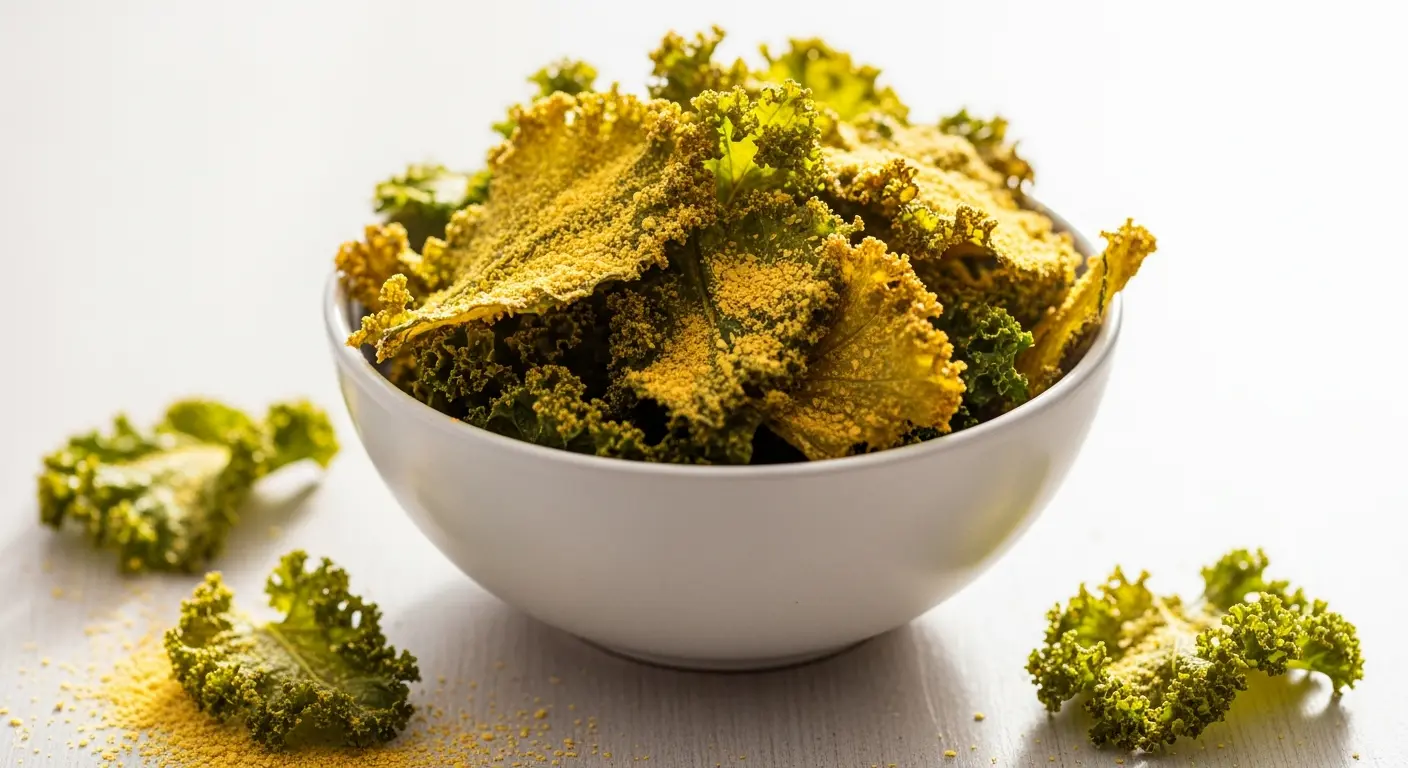Crunchy Kale Chips with Nutritional Yeast: A Savory Snack Guide