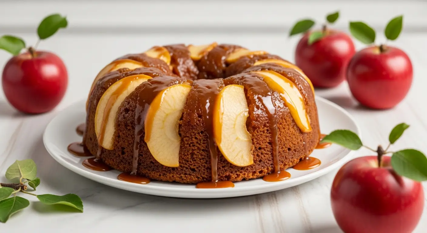 Decadent Caramel Apple Upside Down Cake Recipe Unveiled