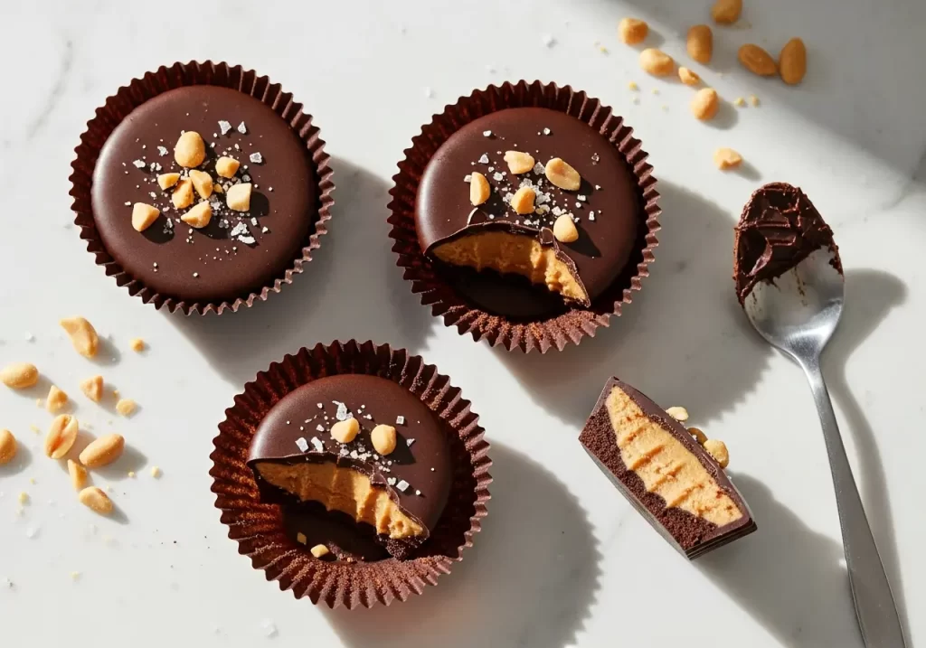 Decadent Dark Chocolate Peanut Butter Cups