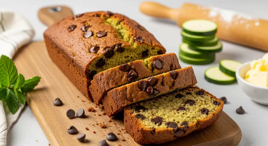 Delicious Vegan Zucchini Bread with Melty Chocolate Chips
