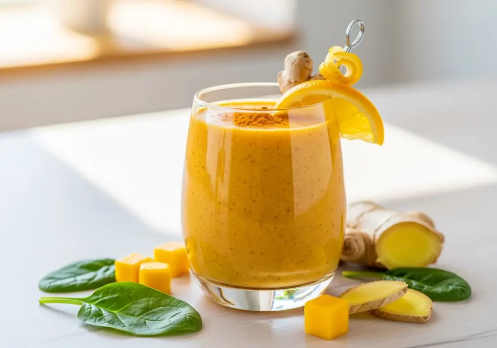 Energizing Ginger & Turmeric Smoothie Recipe