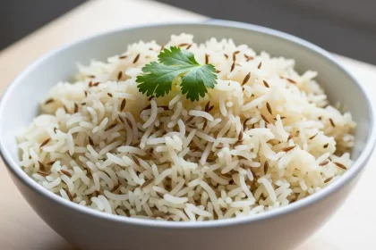 Fragrant Indian Basmati Rice with Cumin: A Flavorful Delight