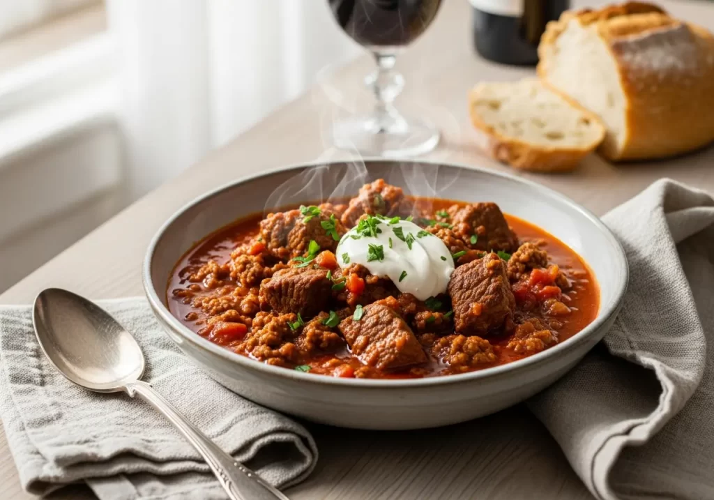 Hearty Goulash with Ground Beef