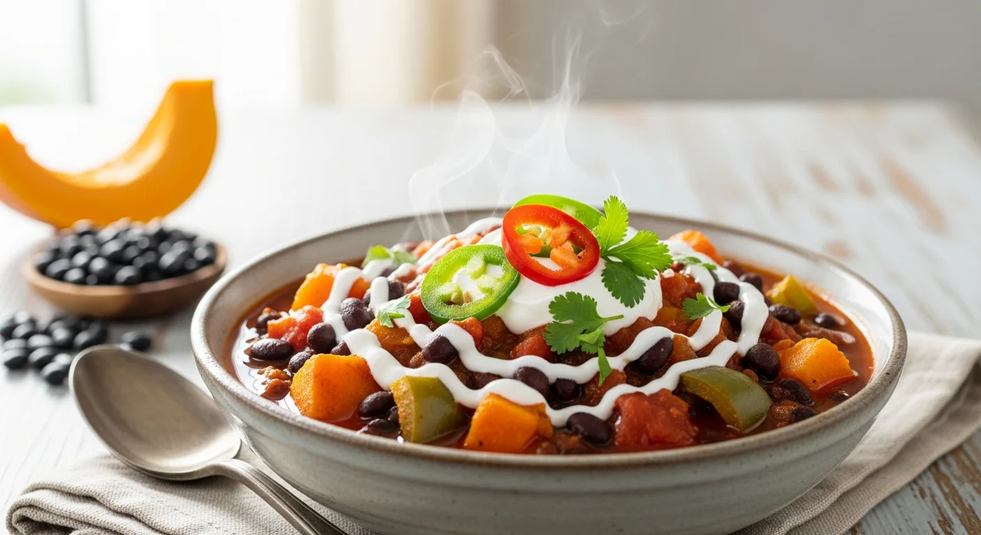 Hearty & Healthy: Easy Black Bean Pumpkin Chili Recipe