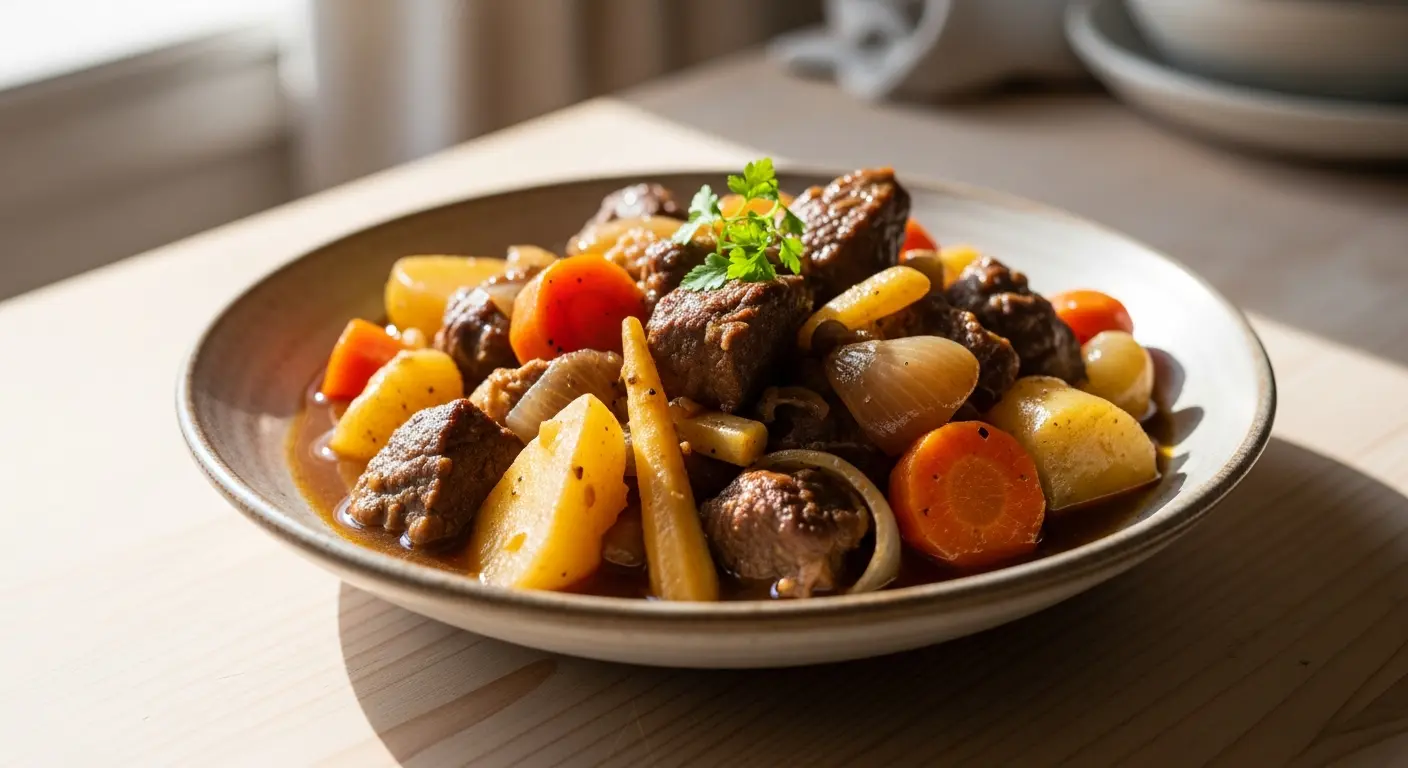 Hearty Irish Lamb Stew with Root Veggies: A Rustic Delight
