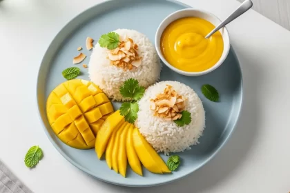 How to Make Coconut Rice with Mango Bliss - Tropical Delight