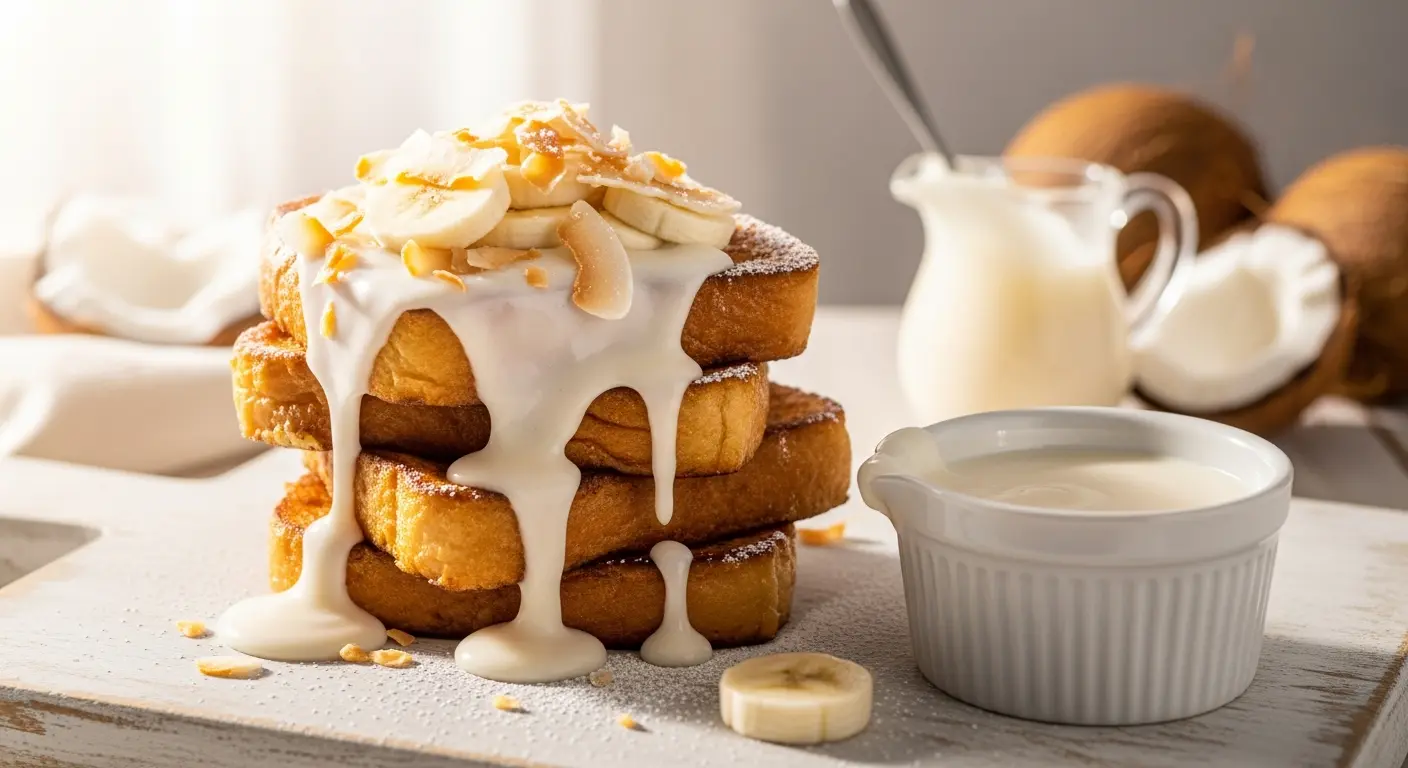 Indulgent Coconut Cream Pie French Toast Recipe Delight