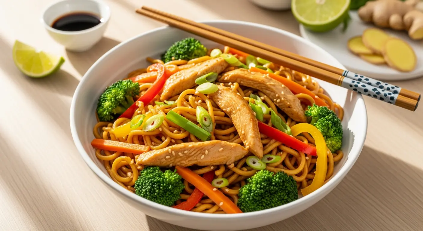 Quick & Easy Chicken Lo Mein: Flavorful Weeknight Feast