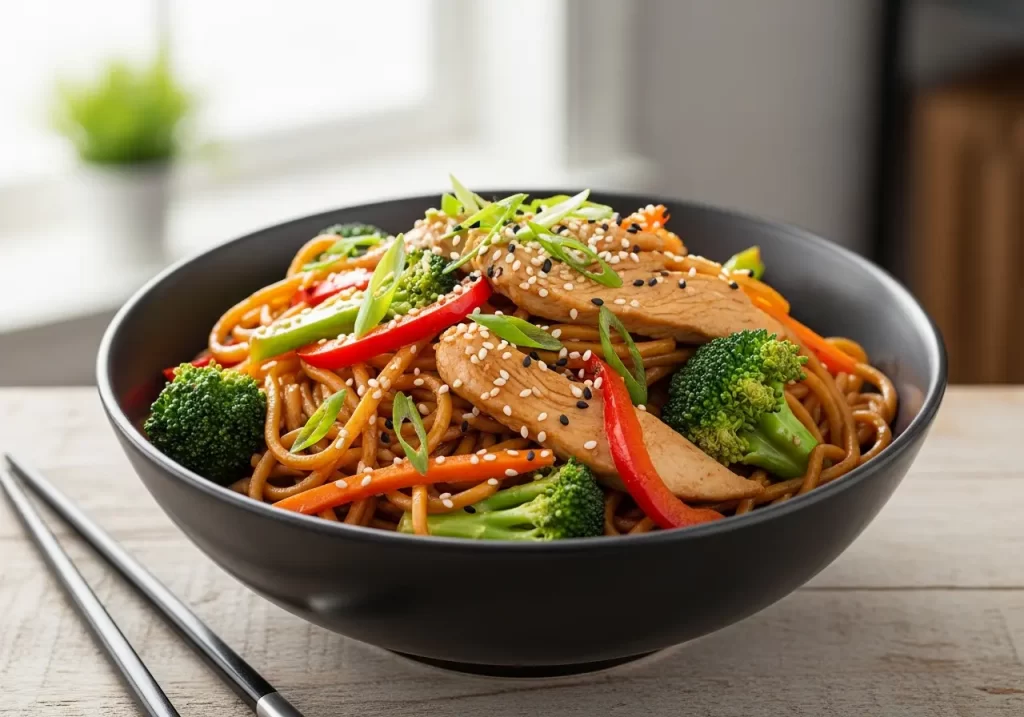 Quick & Easy Chicken Lo Mein