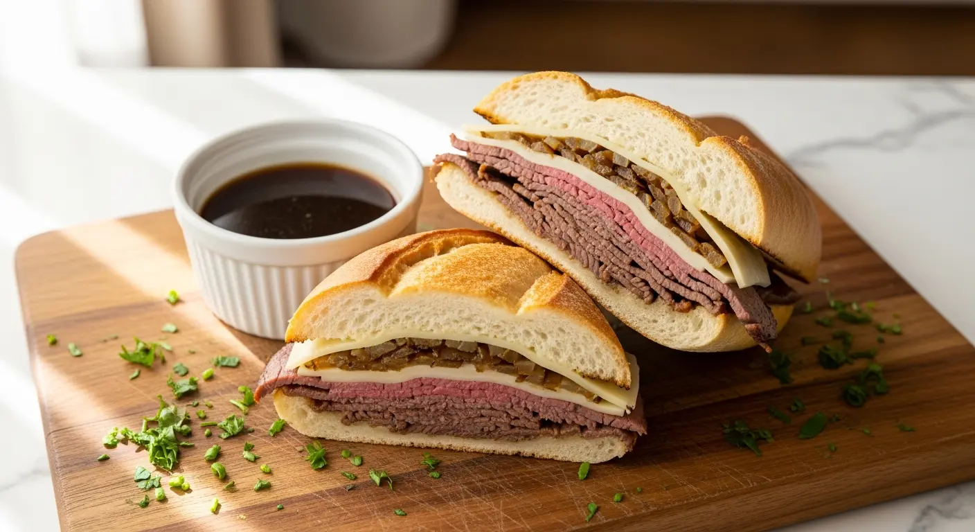 Savory Slow Cooker‌ French Dip Sandwiches​ Made Easy