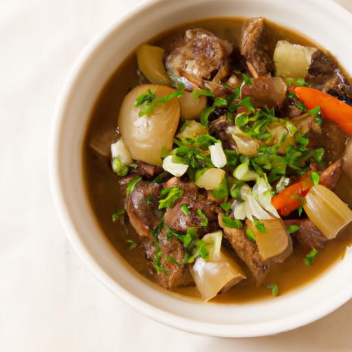 Hearty Irish Lamb Stew with Root Veggies: A rustic Delight