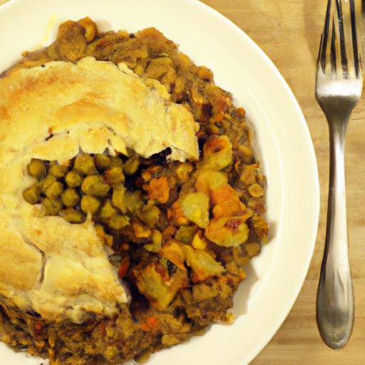 Hearty Vegan shepherd's Pie: Savory Lentil Filling Delight