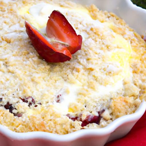 Sweet Harmony: the Irresistible Strawberry rhubarb Crumble