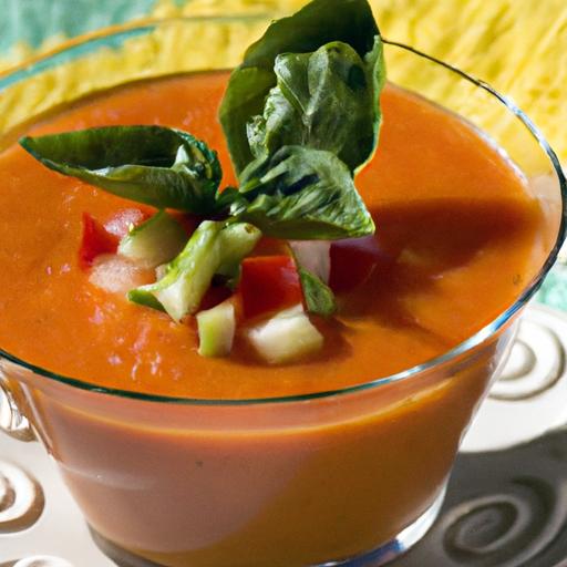 Refreshing Classic Spanish ⁢gazpacho with ⁣Ripe Fresh Tomatoes