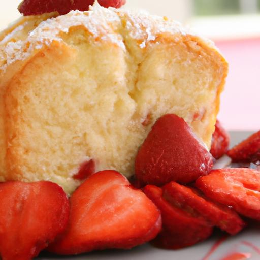 Heavenly Angel Food Cake with Fresh Strawberries Delight