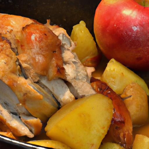 Harvest Harmony: one-Pan chicken with Apples & Sweet Potatoes