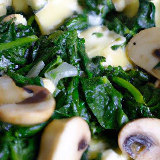 Start Your Day Right: Mushroom & Spinach Skillet with Goat Cheese