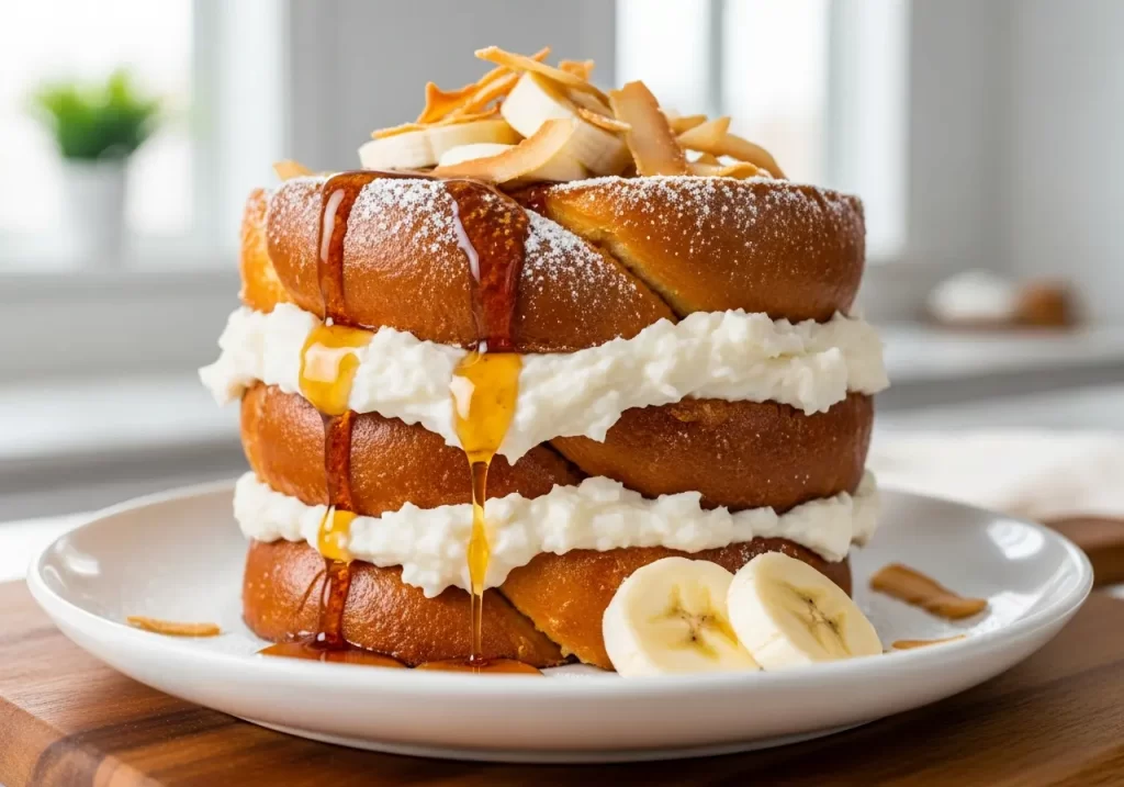 Indulgent Coconut Cream Pie French Toast 