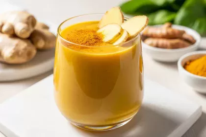 Boost Your Day, Energizing Ginger & Turmeric Smoothie
