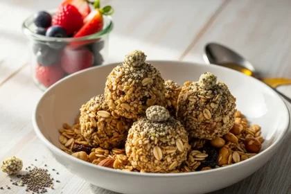 Boost Your Morning, Hemp Heart & Chia Seed Granola Power