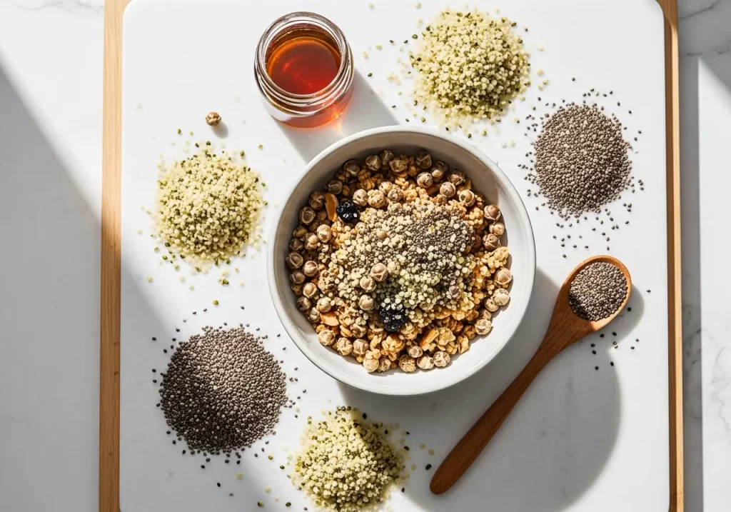 Hemp Heart & Chia Seed Granola Power