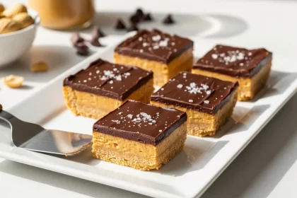 Irresistible No-Bake Peanut Butter Bars, Easy & Delicious