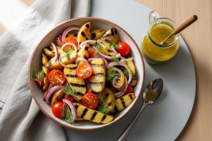 Savor Summer: Grilled Potato Salad with Zesty Dijon Vinaigrette