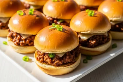 Savory Twist: Classic Sloppy Joe Sliders Made Easy