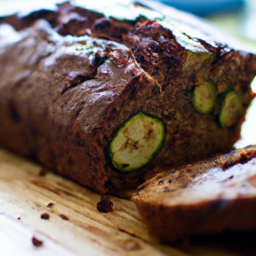 Delicious Vegan Zucchini Bread with Melty chocolate Chips