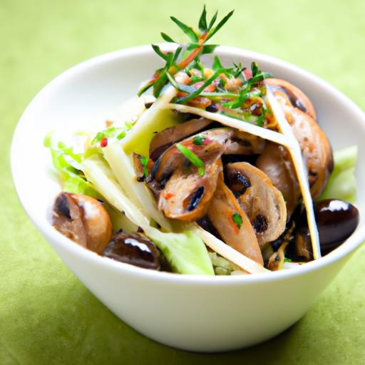 zesty Marinated Mushroom and Olive salad: A flavorful Twist