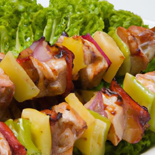 Tropical Twist: Hawaiian Chicken Kabobs with Sweet Pineapple