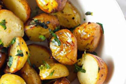 Crispy Garlic Herb Roasted Potatoes: A Flavorful Delight