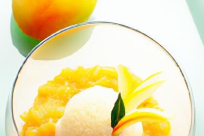 Refreshing Mango Sorbet: A Cool Twist on Tropical Delight