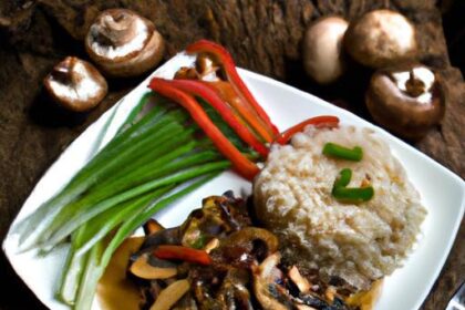 Wild Rice Meets Sautéed Mushrooms: A Flavorful Harmony