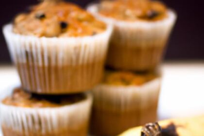 Power-Packed Protein Muffins with Banana & Chocolate Chips