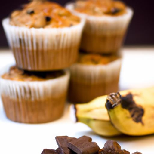 Power-Packed Protein Muffins with Banana & Chocolate Chips