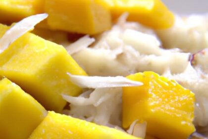 Tropical Delight: How to Make Coconut Rice with Mango